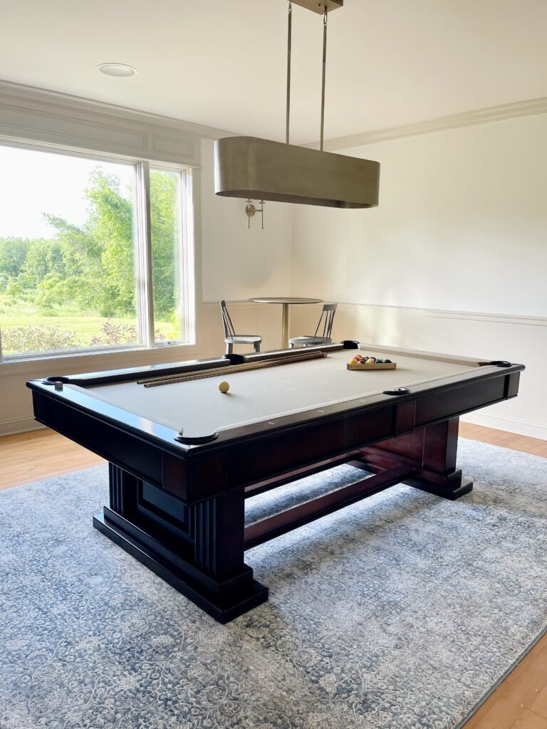 A guest suite at Rhinebrook Estate